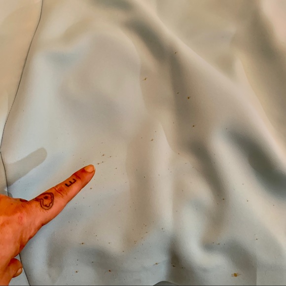 Vintage 1950’s/60’s Baby Blue Sheer Floral Lace Embroidered Overlay Prom Dress - Picture 14 of 16